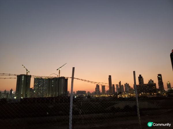 在Airside市集望出去的日落景，幾靚