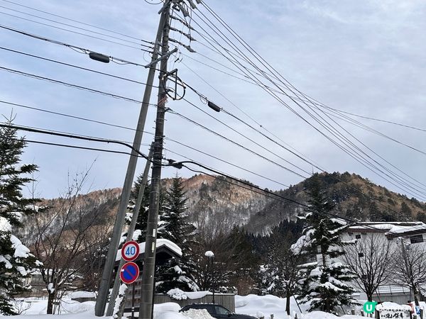 去咗平湯溫泉浸溫泉♨️ ，好厚❄️，超正的❄️景。