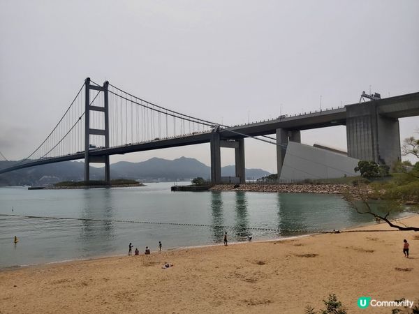 馬灣泳灘 你的夢想藍天白雲與海灘