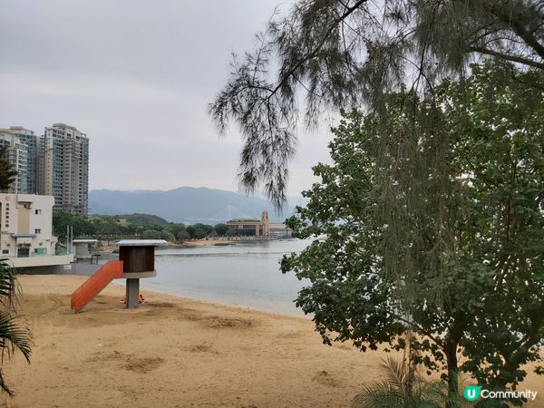馬灣泳灘 你的夢想藍天白雲與海灘