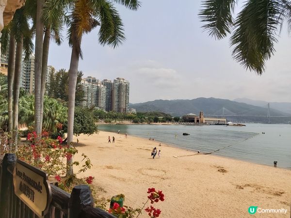 馬灣泳灘 你的夢想藍天白雲與海灘