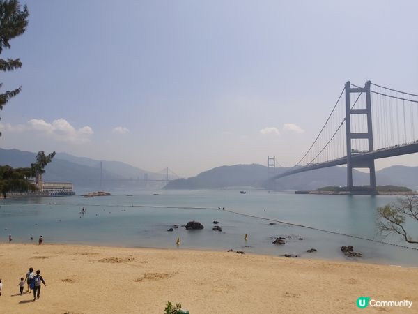 馬灣泳灘 你的夢想藍天白雲與海灘