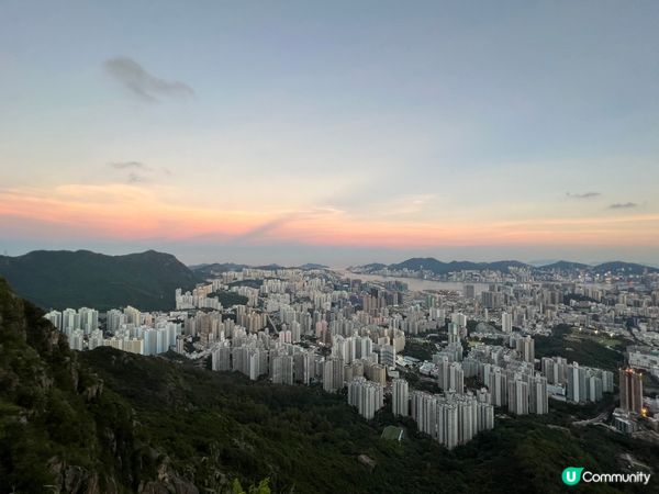 黃昏上獅子山睇日落🌄