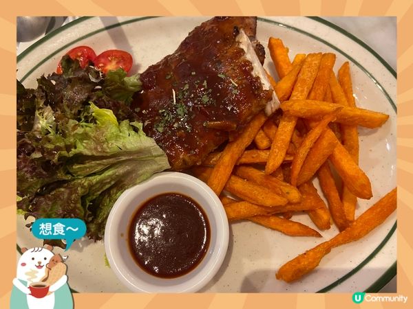 窩夫出色，主食不錯