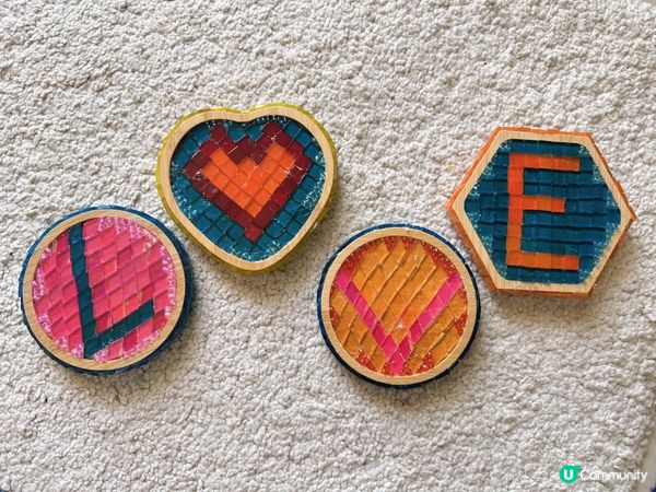 Love what you do❤️ #馬賽克杯墊  #創作 