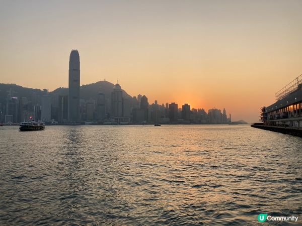 看一場維港日落🌅