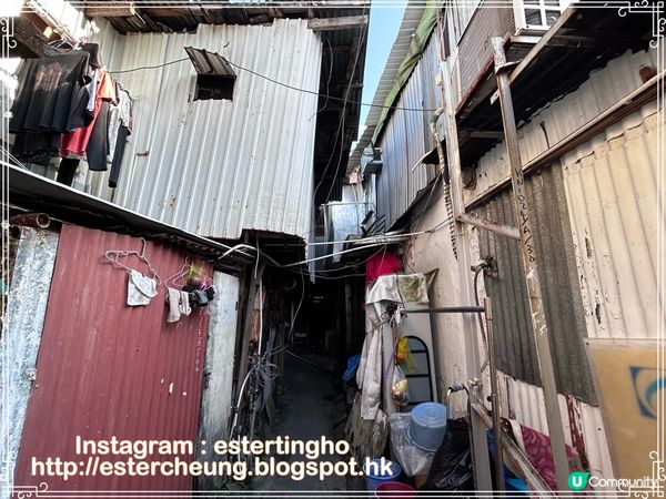 到快將清拆的茶果嶺寮屋💕看看鐵皮屋。懷舊冰室。天后宮。求子石