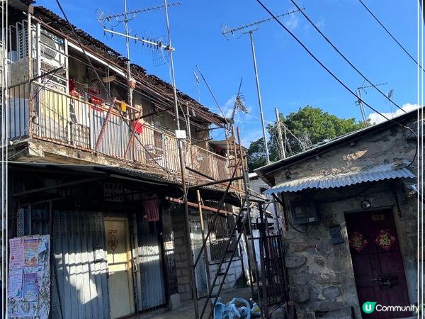 到快將清拆的茶果嶺寮屋💕看看鐵皮屋。懷舊冰室。天后宮。求子石