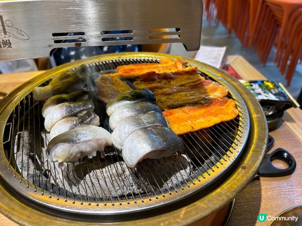肥美鰻魚炭火烤肉大餐