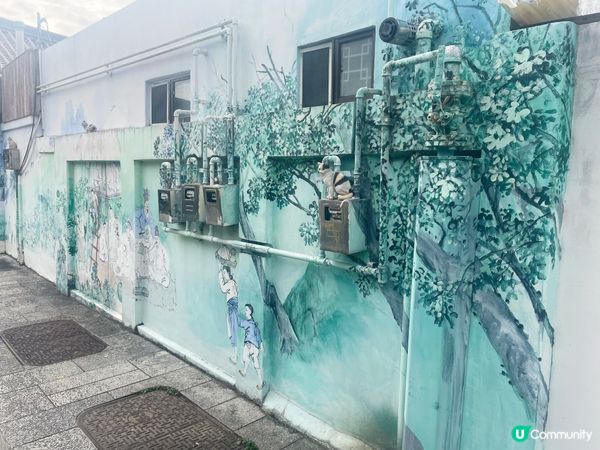 有壁畫的全州後巷