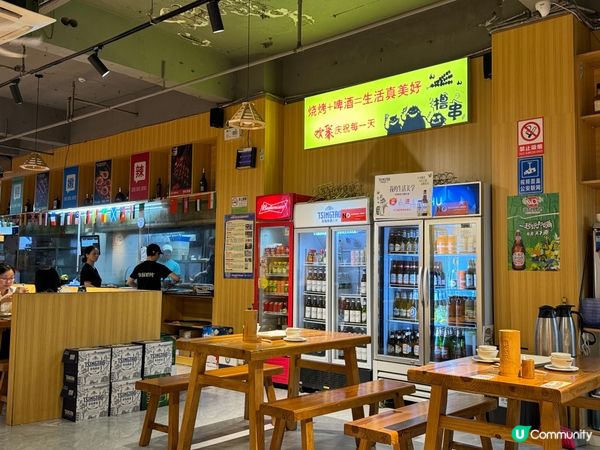 ✨行完蓮塘｢歲寶鄰里｣合馬鮮生,去咗對面的連鎖燒烤店｢木屋燒...