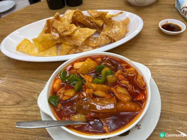 彩虹村金碧酒家@傳統懷舊菜式：八寶鴨、炸蟹鉗、蜜汁脆鱔、煎鯪...