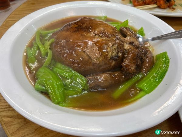 彩虹村金碧酒家@傳統懷舊菜式：八寶鴨、炸蟹鉗、蜜汁脆鱔、煎鯪...