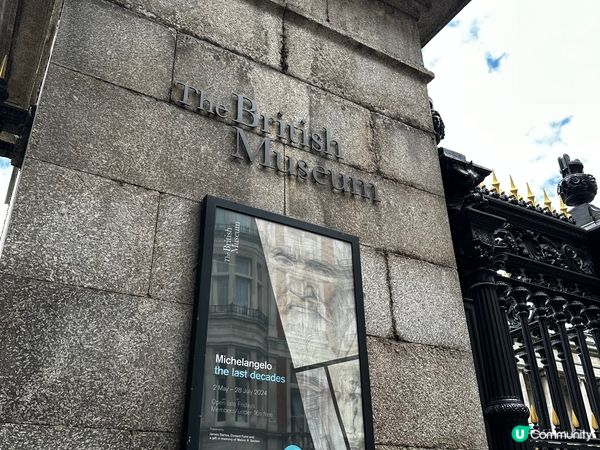 初次遊英國倫敦，網上申請入場參觀我大英博物館，免費的！拍了一...