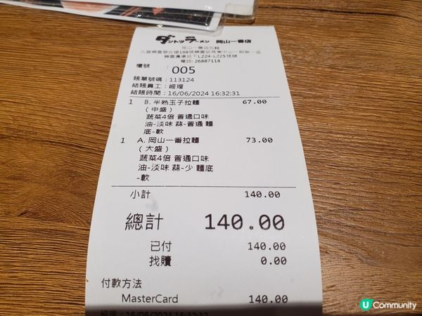 《初嘗岡山一番 ~ 飽肚之選!》