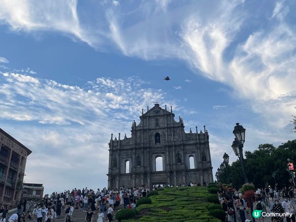 第一次成家人去澳門2日1夜，去左澳門?名既景點打卡同食美食，...
