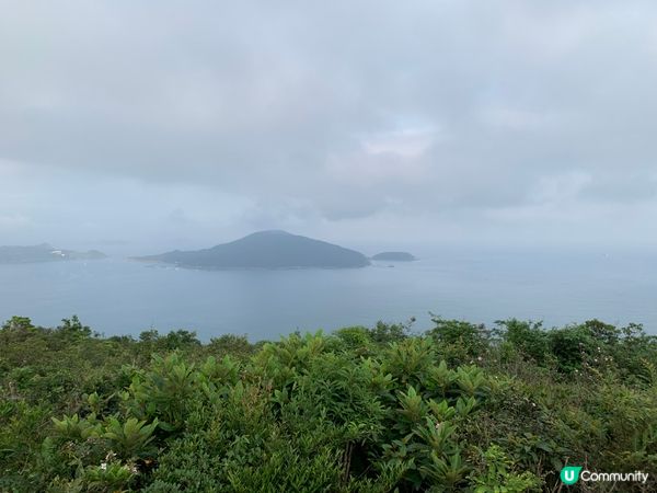 1. 上個月第一次行柴灣的山，望到270度南海 