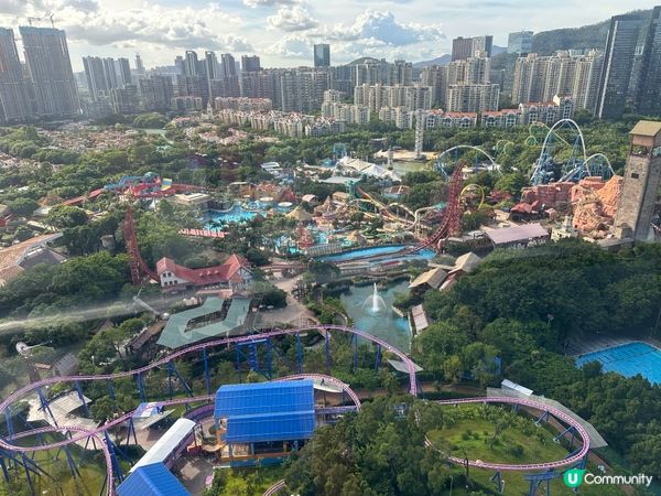 深圳歡樂谷,又有機動遊戲,又有瑪雅水公園,是一個夏天值得的地...