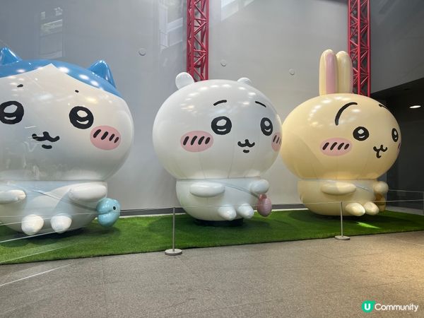 東京Chiikawa land，有好多大公仔可以打卡影相，非...