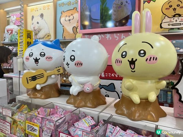 東京Chiikawa land，有好多大公仔可以打卡影相，非...