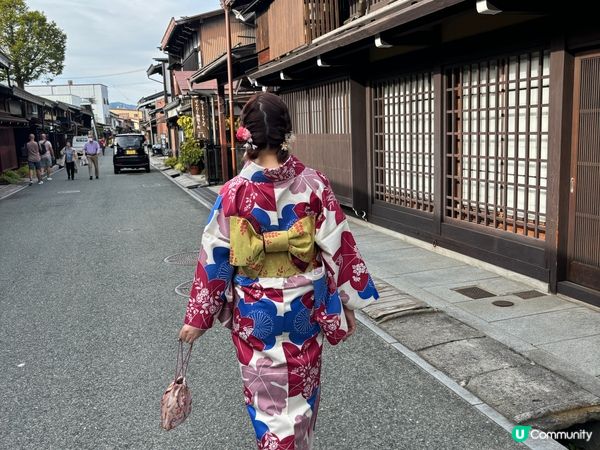 早前去到日本飛驒高山旅行，特意租了和服體驗日本文化，在這古色...
