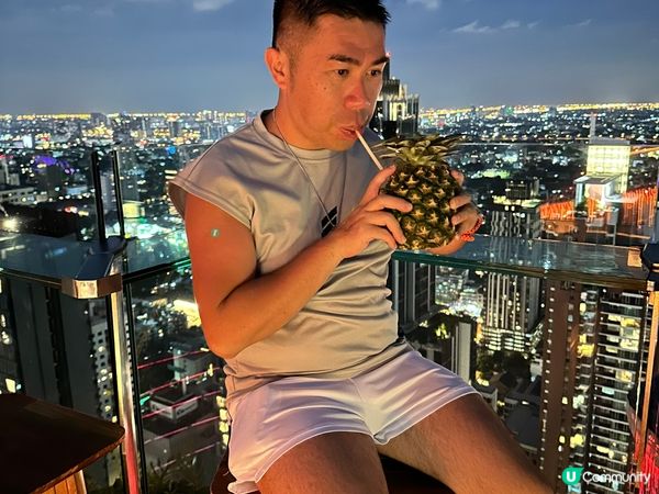 [夕陽之歌?］ 欲窮千里目，更上一層樓！黃昏時分，上到了曼谷...