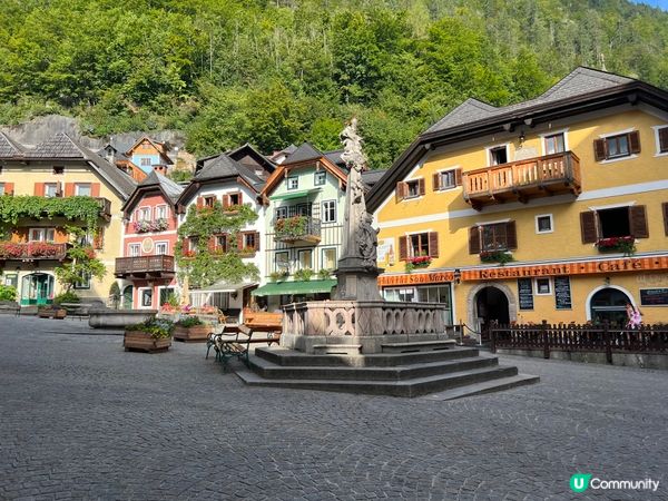 Hallstatt 小鎮廣場