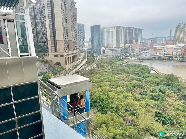 氹仔斜行升降機 🚡免費搭上大潭山⛰️