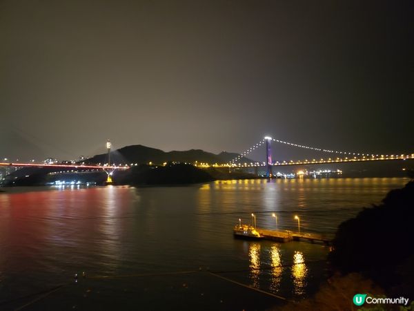 青馬大橋夜色🌃，靜靜的美！