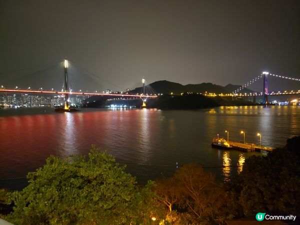 青馬大橋夜色🌃，靜靜的美！