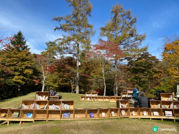 輕井澤期間限定🍁🍂紅葉圖書館📚