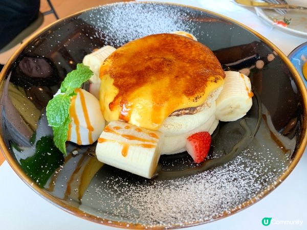 焦糖香蕉鬆餅超級鬆軟