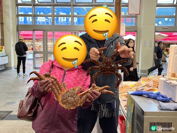 🇯🇵北海道。函館朝市ひろば。広海水産 🦀🦀🦀