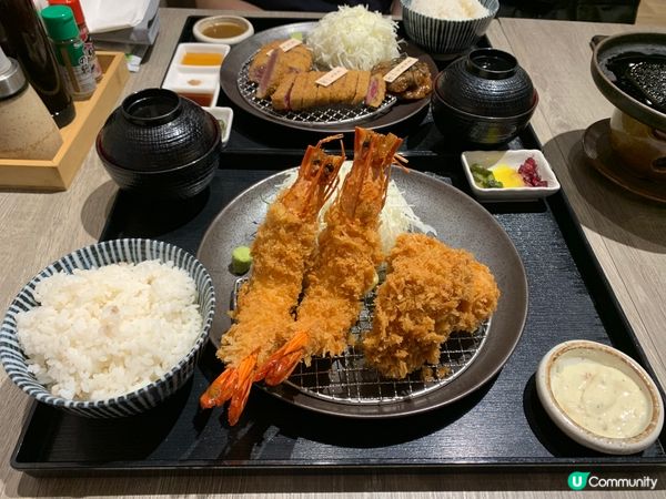 京都勝牛三味套餐🤤！炸物控必試！