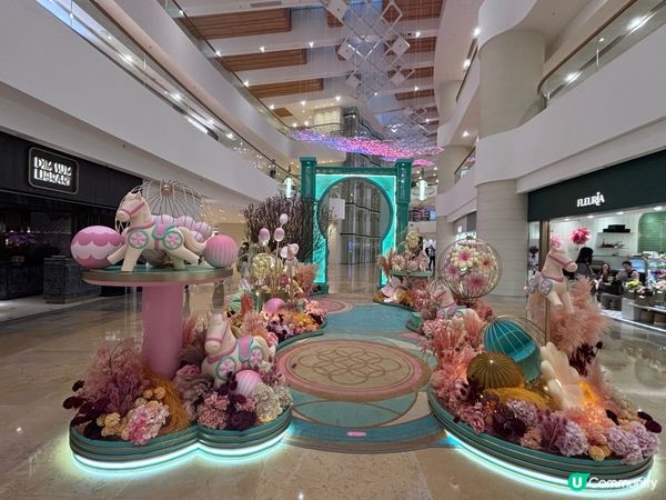 香港/‼️金鐘太古廣場夢幻馬年庭園 🌸🐎✨  