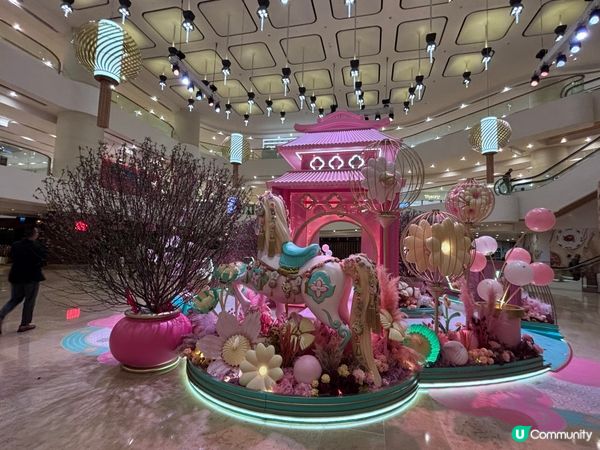 香港/‼️金鐘太古廣場夢幻馬年庭園 🌸🐎✨  