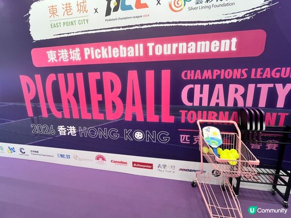 東港城最近又有新搞作,就係打pickle ball｡