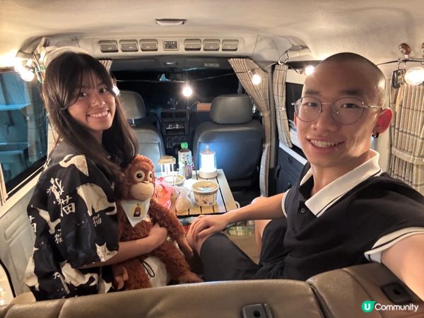 車泊初體驗🤭比想像中舒服 車裏面食野都冇壓迫感覺