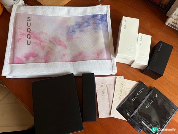 終於入手第一盒Suqqu 四色眼影