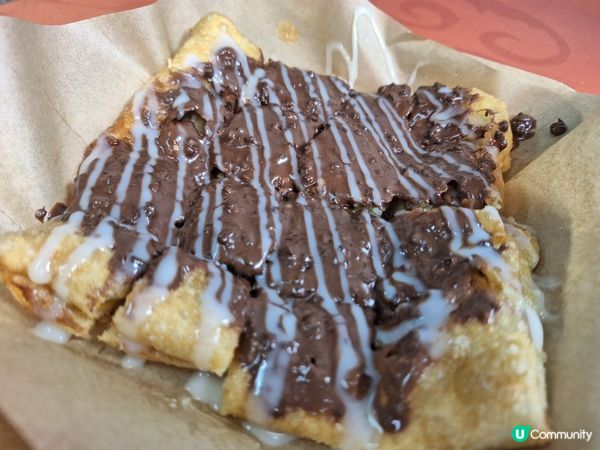 高質朱古力香蕉pancake