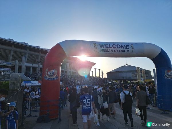 橫濱日產體育場 全日本最大的球場 有幸可以在現場看到亞洲聯賽...