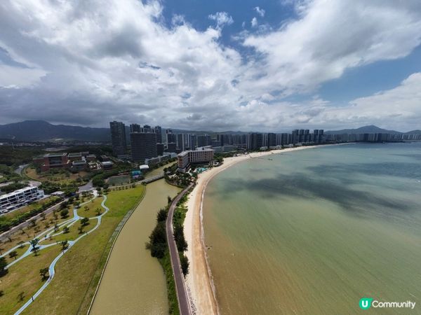 惠州小徑灣，長海灘人少，有水上運動，海鮮抵食。