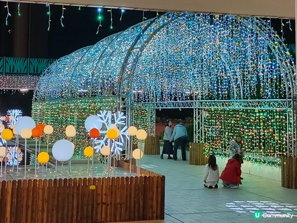屯門大會堂出面啲聖誕燈飾