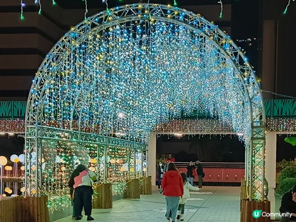 屯門大會堂出面啲聖誕燈飾