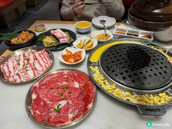 🔥💕韓宮宴炭火烤肉（下沙kkone），今次美團團購嘅新品岩鮮...