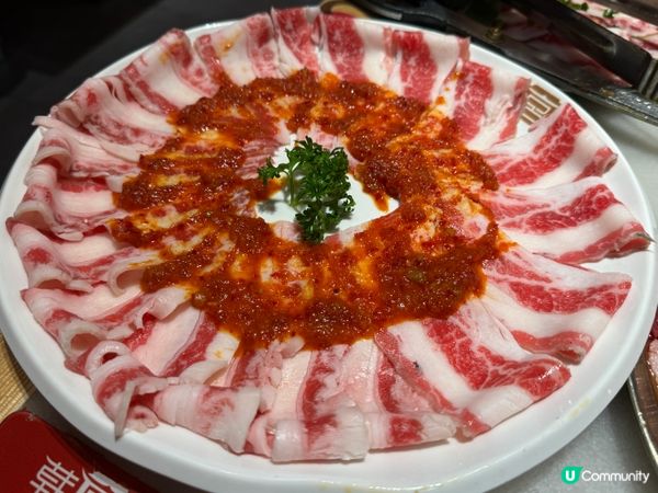 🔥💕韓宮宴炭火烤肉（下沙kkone），今次美團團購嘅新品岩鮮...