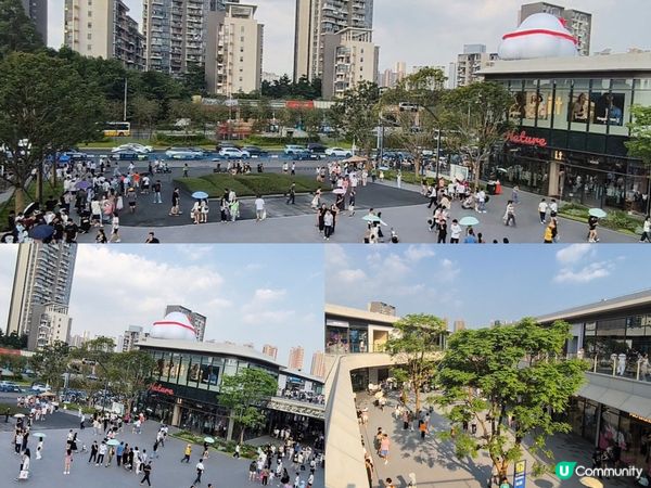 深圳全新人氣大型商場 - 大運天地 周圍都係打卡位 超多人