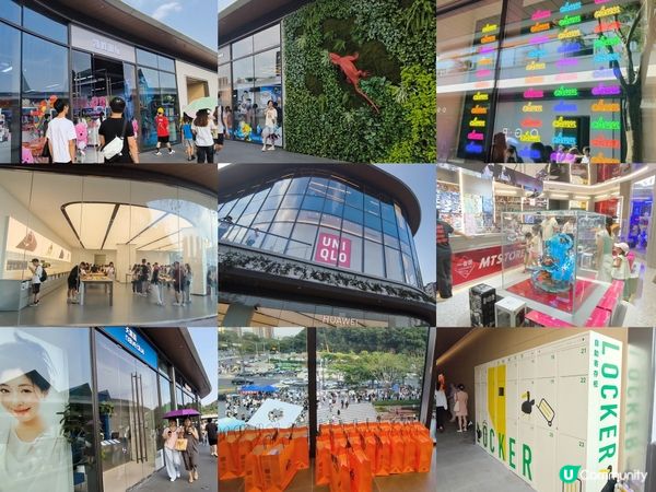 深圳全新人氣大型商場 - 大運天地 周圍都係打卡位 超多人