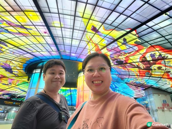 高雄美麗島捷運站打卡之旅 🚇✨