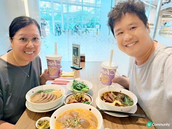 段純貞牛肉麵🍜！湯濃麵彈，正宗台灣味😋！